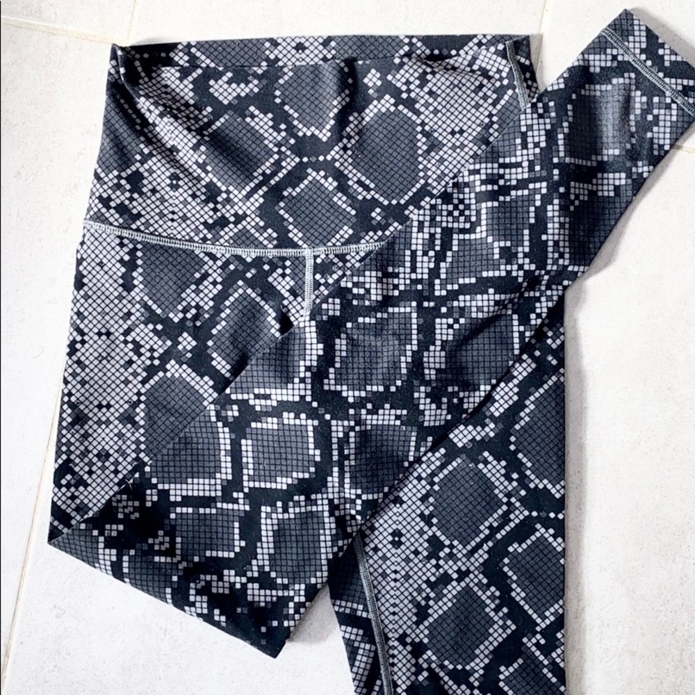 Lululemon snake print leggings